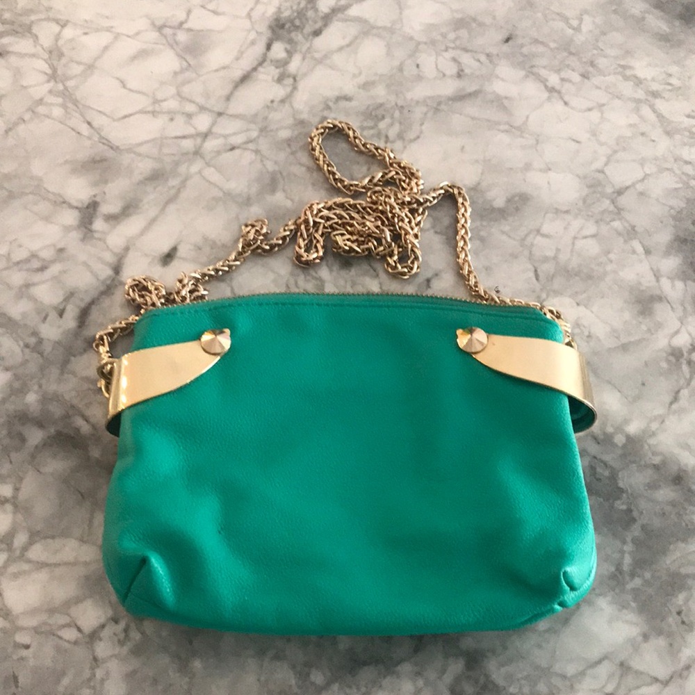 Bebe green crossbody